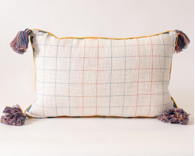 Best Day Ever Tasseled Reversible Lumbar Pillow