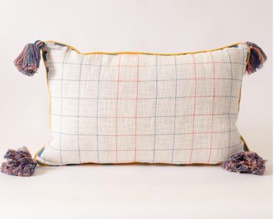 Best Day Ever Tasseled Reversible Lumbar Pillow