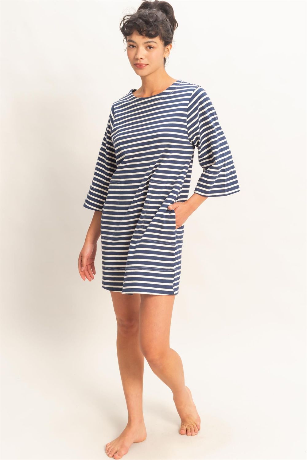 The Elora Dress, Color: Navy, Size: S