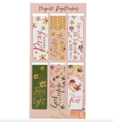 Magnetic Bookmark Set | God is My Refuge