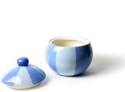 French Blue Pirouette Large Lollipop Jar