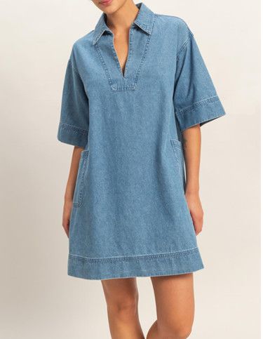 The Larado Denim Dress, Size: S