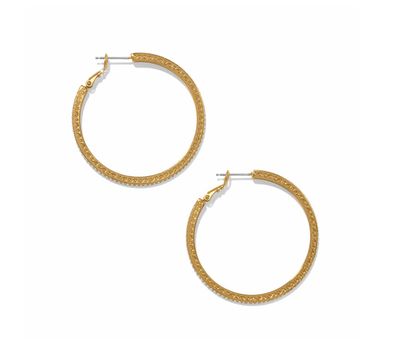 Meridian Eclipse Thin Large Hoop Earrings