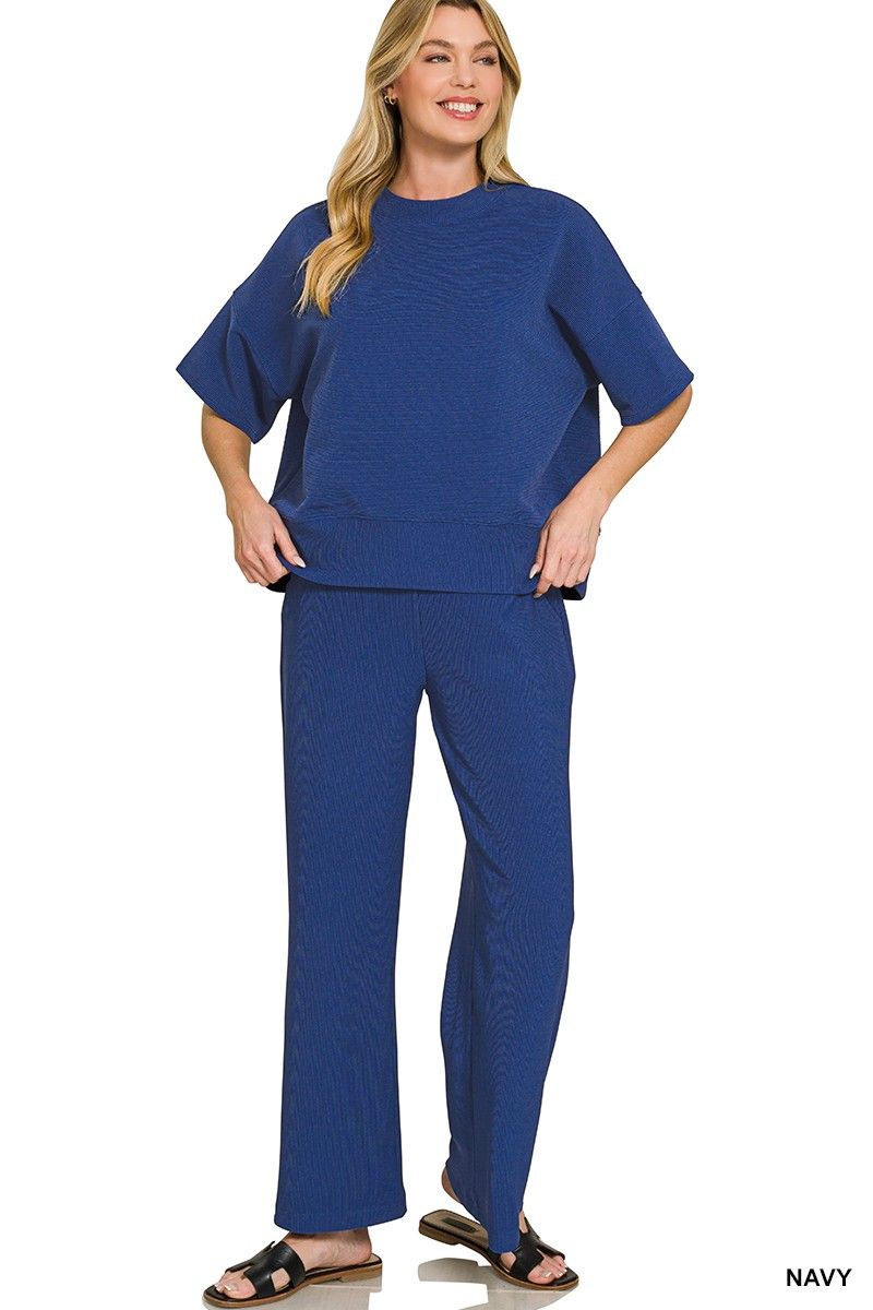 The Wendell Set, Color: Navy, Size: S