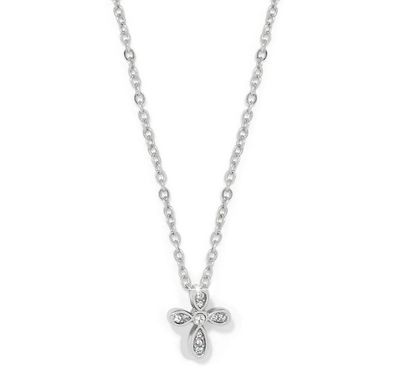 Enchanting Cross  Necklace Silver
