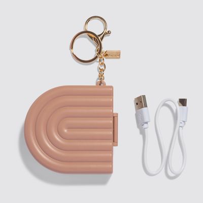 Terracotta Compact Mirror Keychain