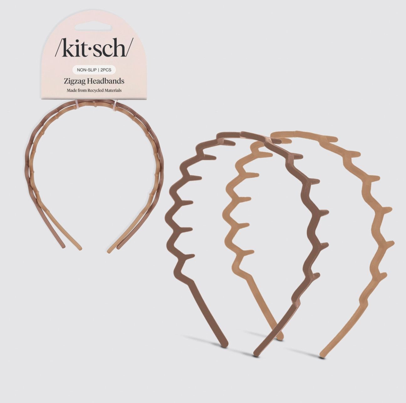 Zig Zag Headband 2pc | Neutral Set