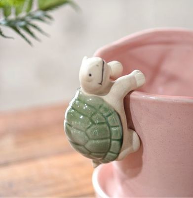 Green Turtle Pot Hanger