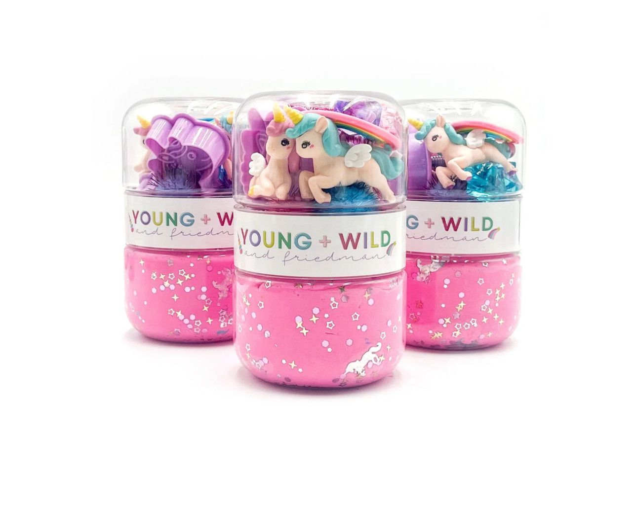 Young + Wild and Friedman Grab &amp; Go Dough Jar | Unicorn