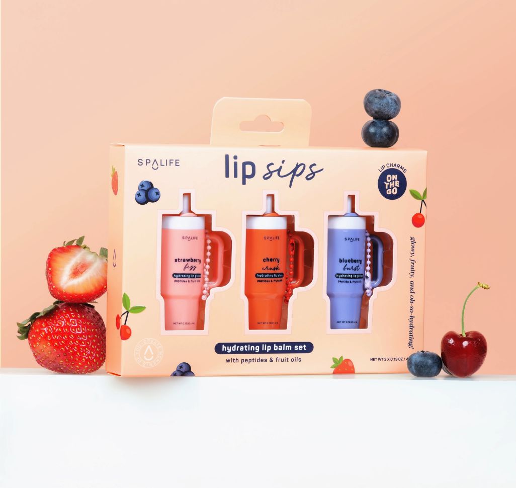 Lip Sips Lip Charms Balm Set