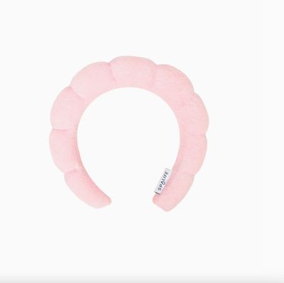 Pink Ruffle Spa Headband