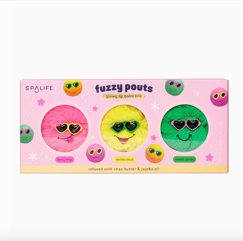 Fuzzy Pouts Glowy Lip Balm Trio