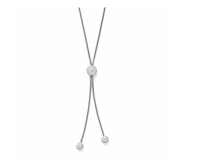 Pretty Tough Bold Stud Lariat Necklace