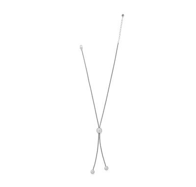 Pretty Tough Bold Stud Lariat Necklace