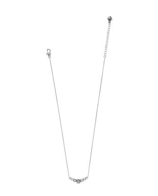 Illumina Celeste Bar Necklace Silver