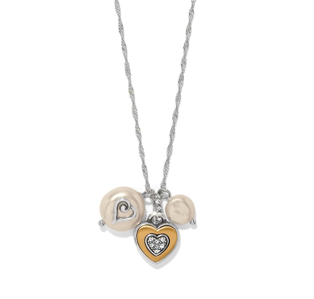 One Heart Pearl Short Necklace