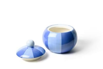 Iris Blue Pirouette Medium Lollipop Jar