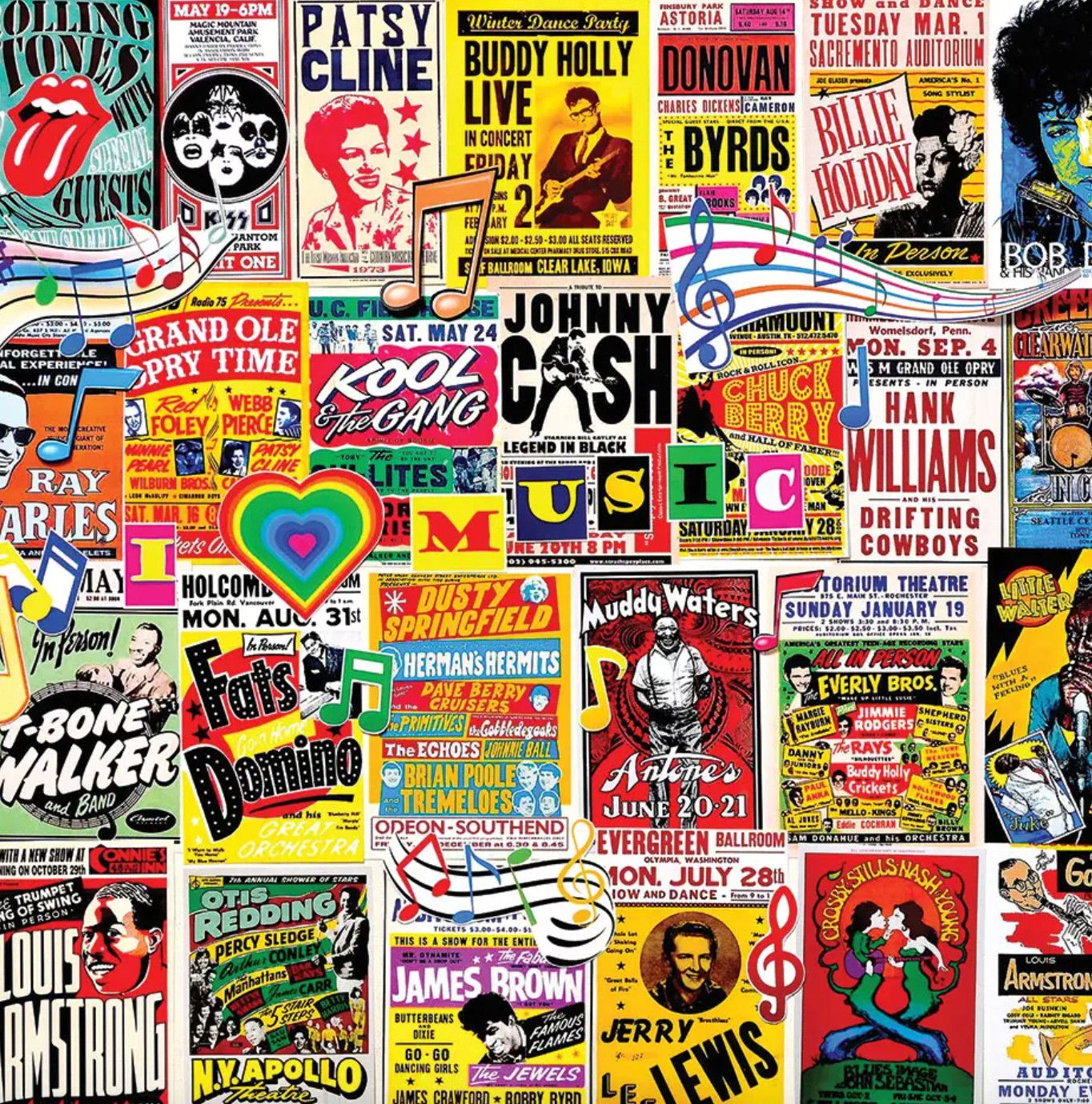 I Love Music 1000 Piece Puzzle