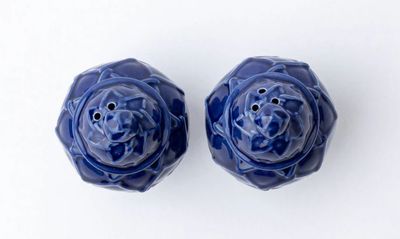 Navy Ginger Jar Salt &amp; Pepper Set