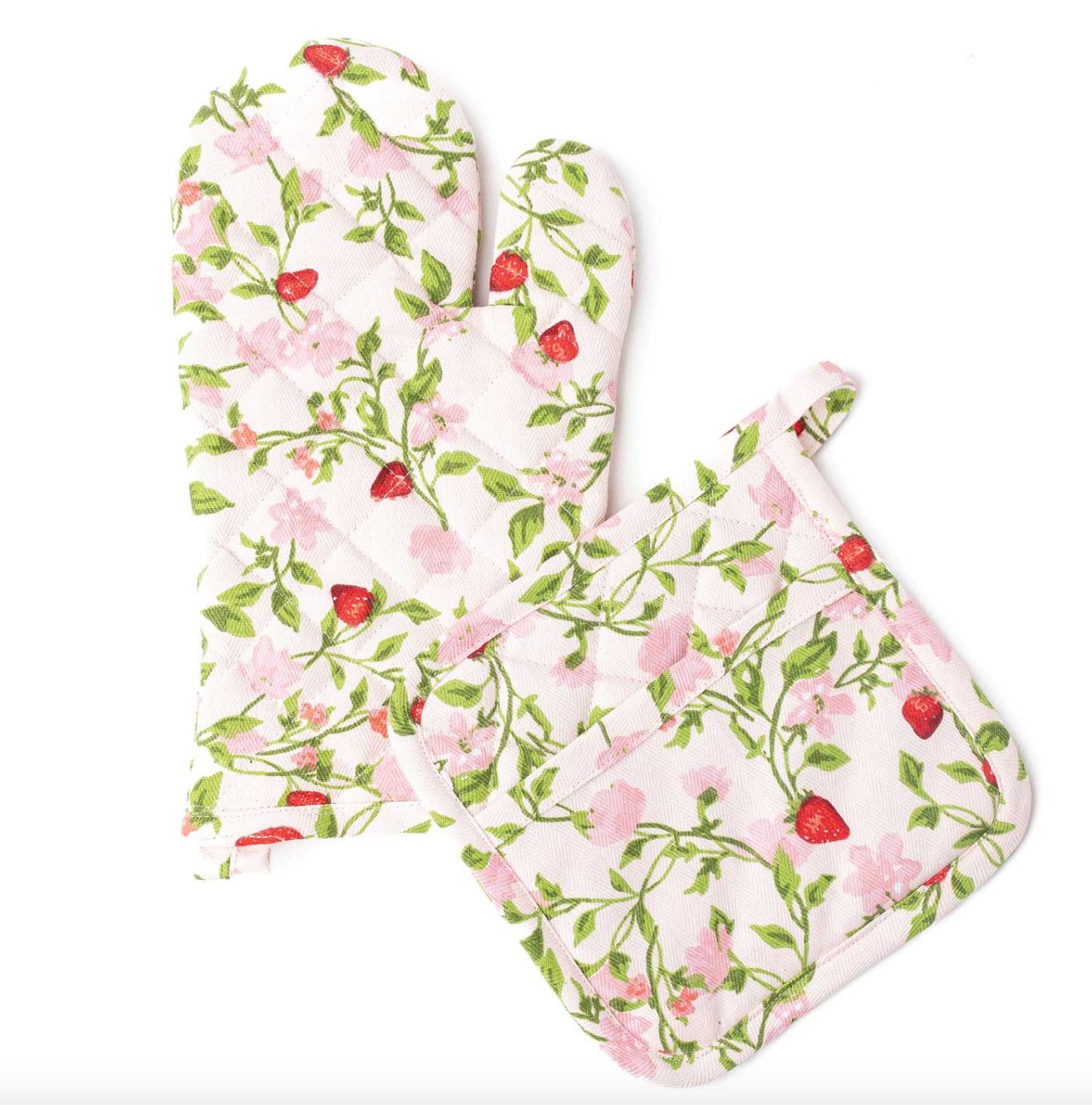 Botanical Berry Oven Mitt Set