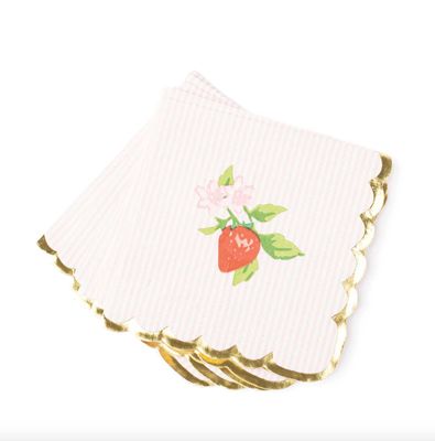 Botanical Berry Beverage Napkin