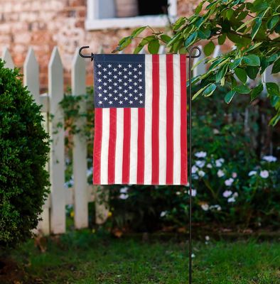 American Flag Garden Applique Flag