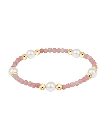 Enewton EXTENDS Purpose Pearl 6mm Gem Bracelet Pink Opal