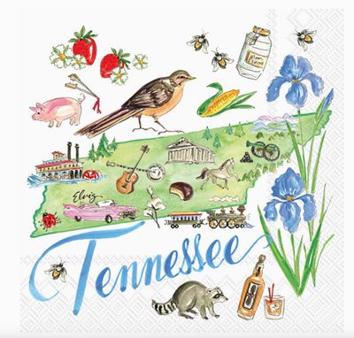 Cocktail Napkins TN State Collection