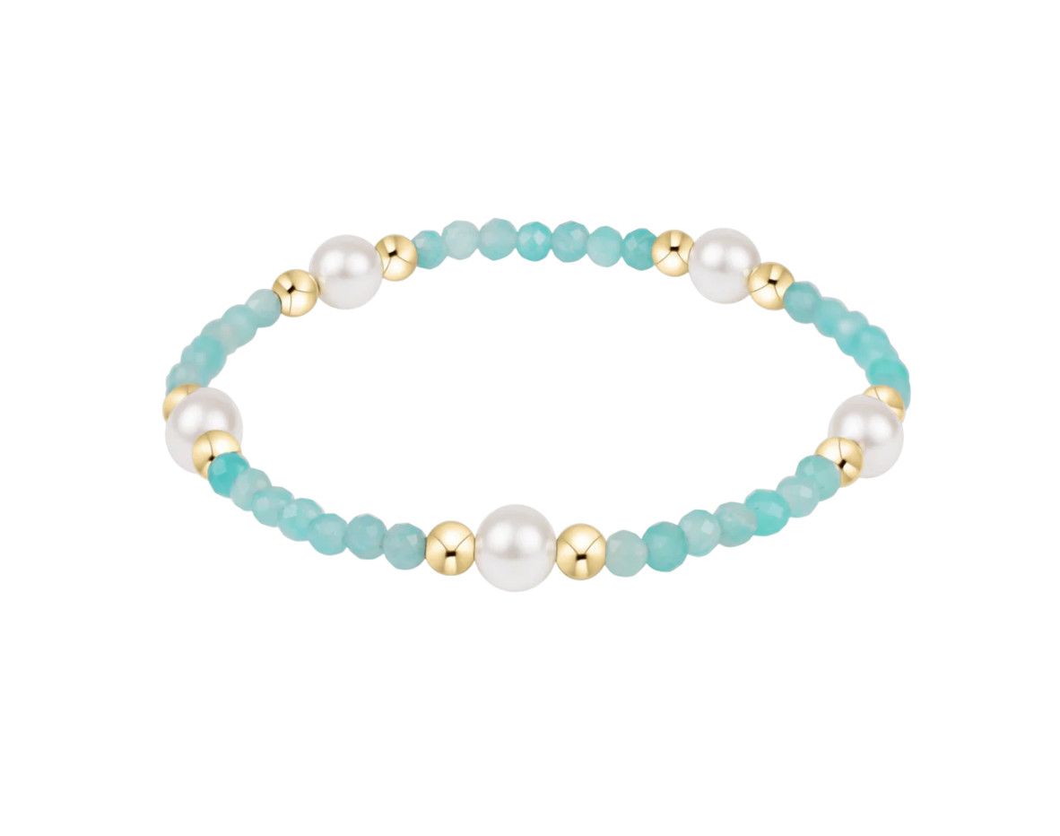 Enewton EXTENDS Purpose Pearl 6mm Gem Bracelet Amazonite