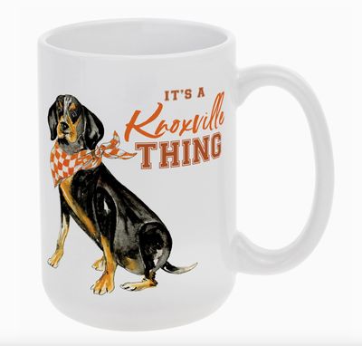 It's a Knoxville Thing Ceramic Coonhound Mug