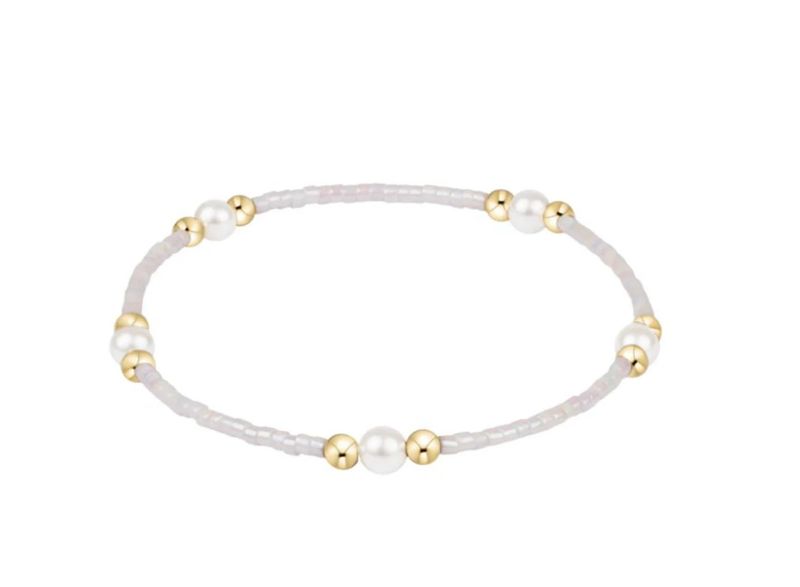 Enewton Hope Purpose Pearl Bracelet Silky White