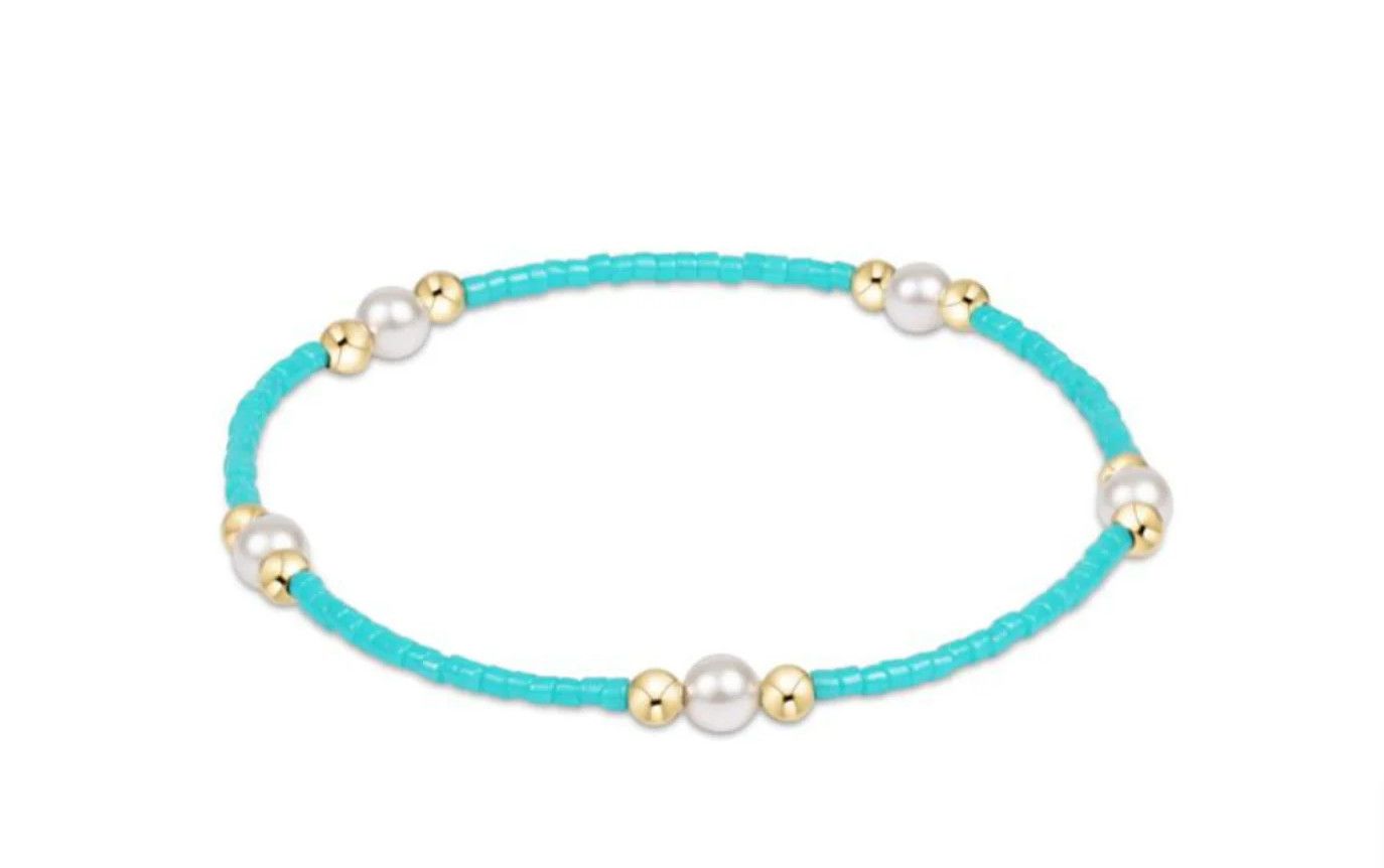 Enewton Hope Purpose Pearl Bracelet Turquoise