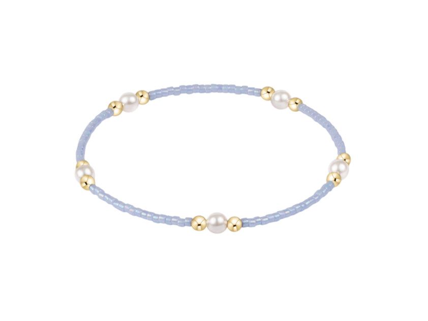 Enewotn Hope Purpose Pearl Bracelet Ocean Mist
