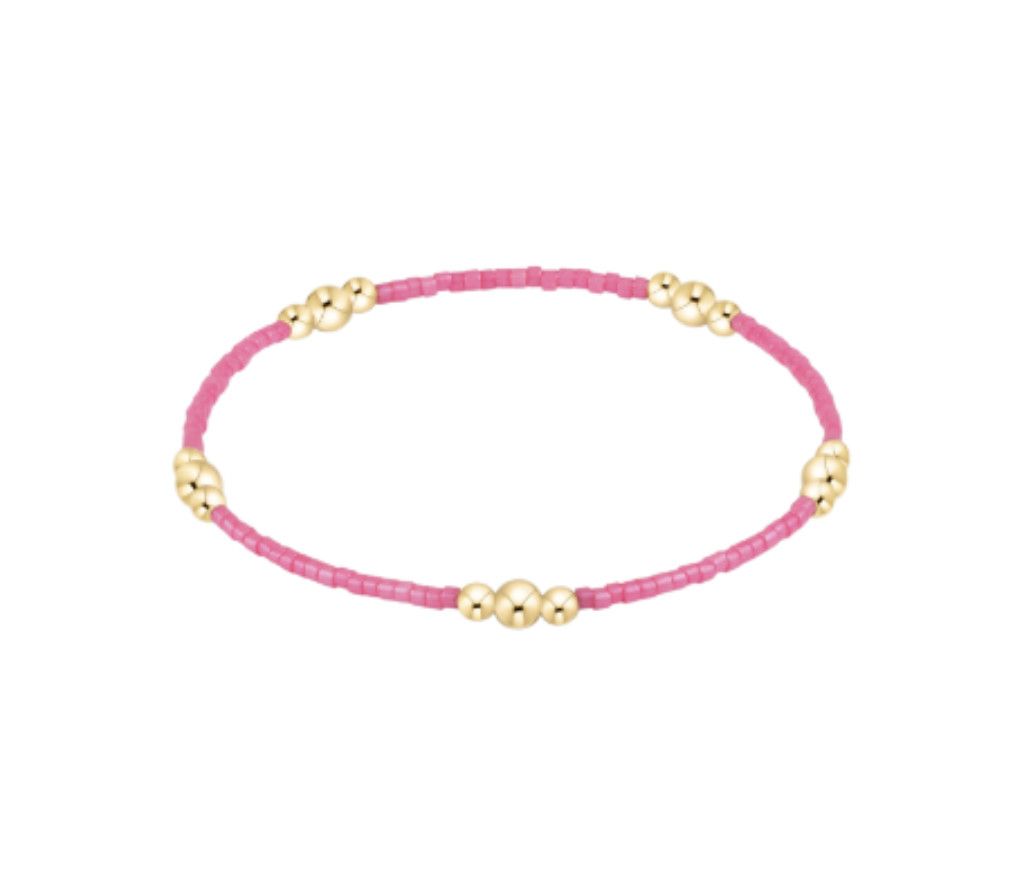 Enewton Hope Purpose Gold Bracelet Bubblegum