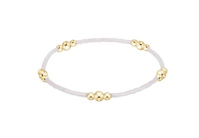 Enewton Hope Purpose Gold Bracelet Silky White