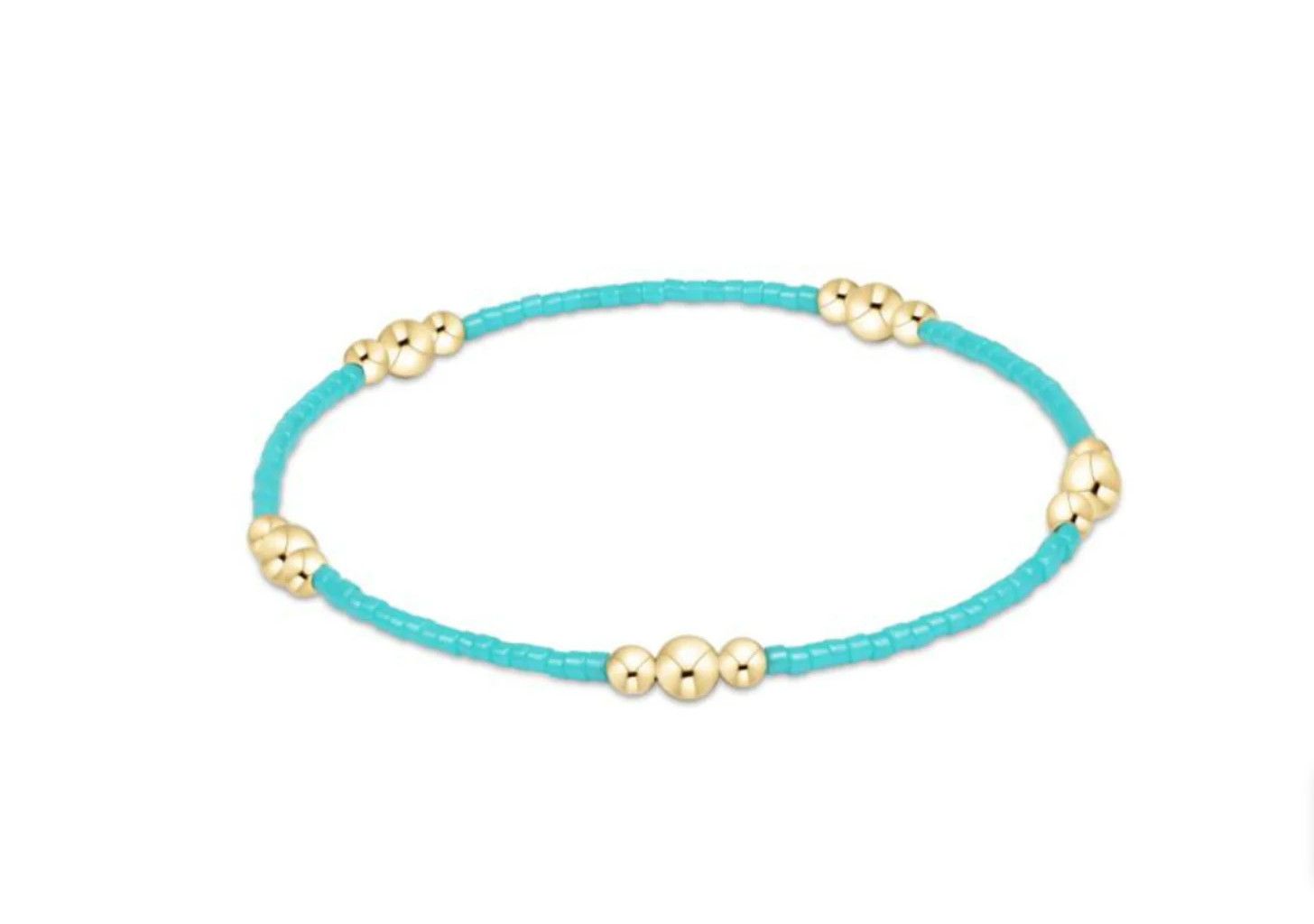 Enewton Hope Purpose Gold Bracelet Turquoise