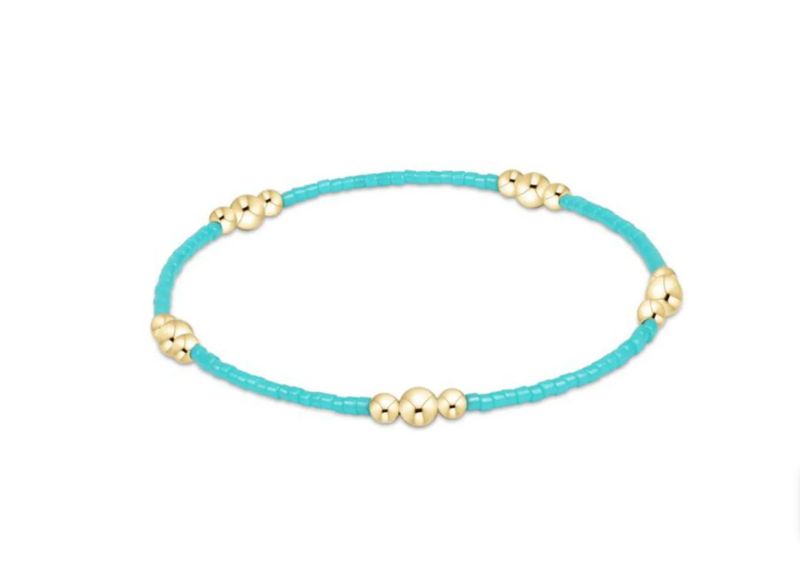 Enewton Hope Purpose Gold Bracelet Turquoise