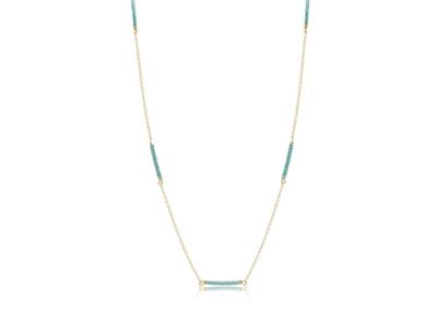 Enewton 15" Choker Simplicity Chain Gold Hope Bliss Sea Glass