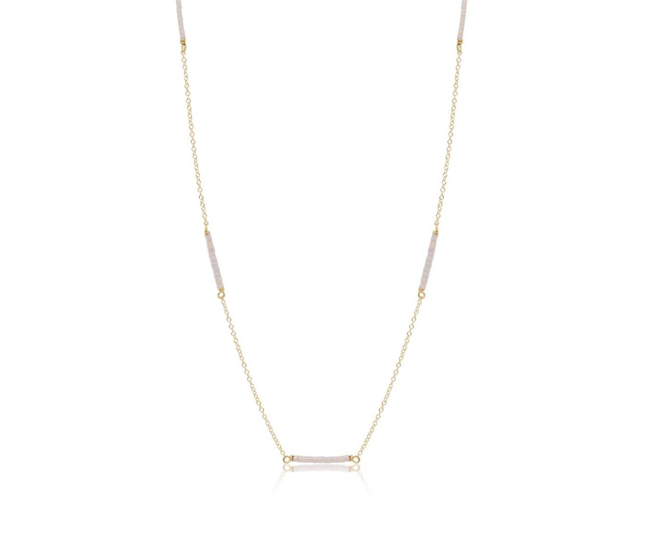 Enewton 15" Choker Simplicity Chain Gold Hope Bliss Silky White