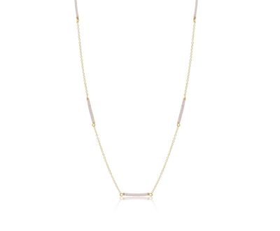 Enewton 15" Choker Simplicity Chain Gold Hope Bliss Silky White
