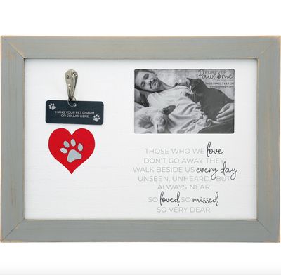 Missed So Very Dear Pet Collar Memorial Frame