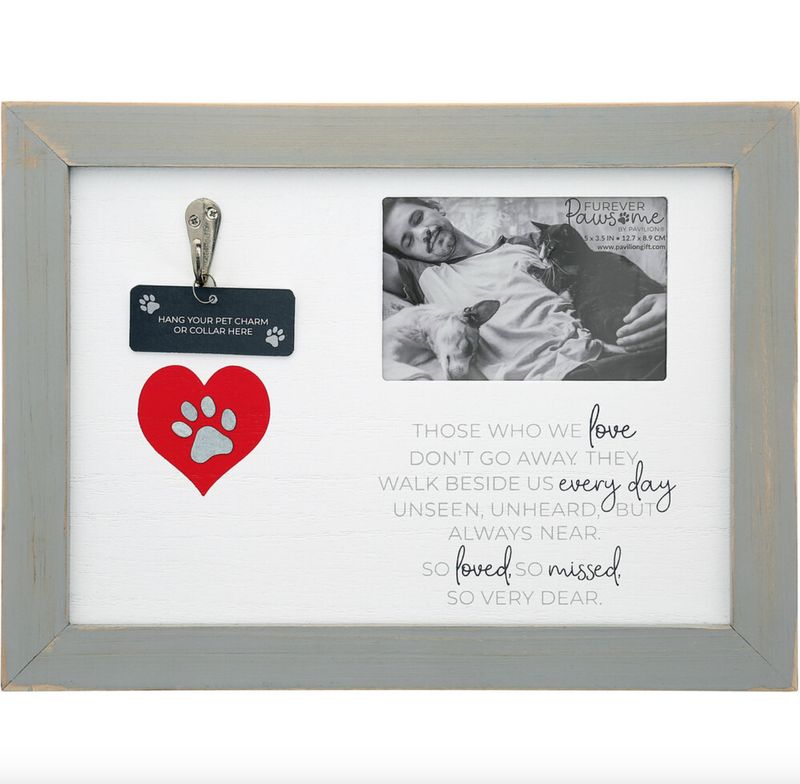 Missed So Very Dear Pet Collar Memorial Frame