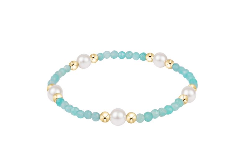 Enewton Purpose Pearl 6mm Gem Bracelet Amazonite