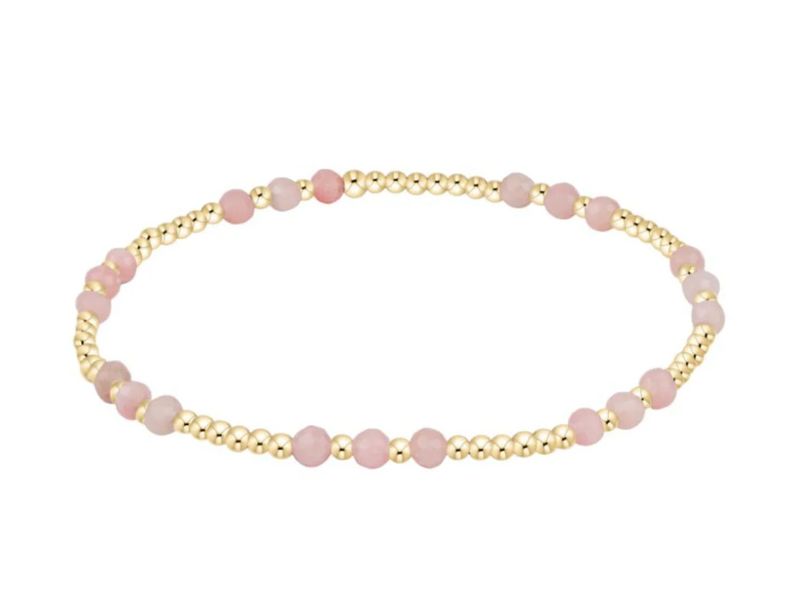 Enewton Joy Gem 3mm Bracelet Pink Opal