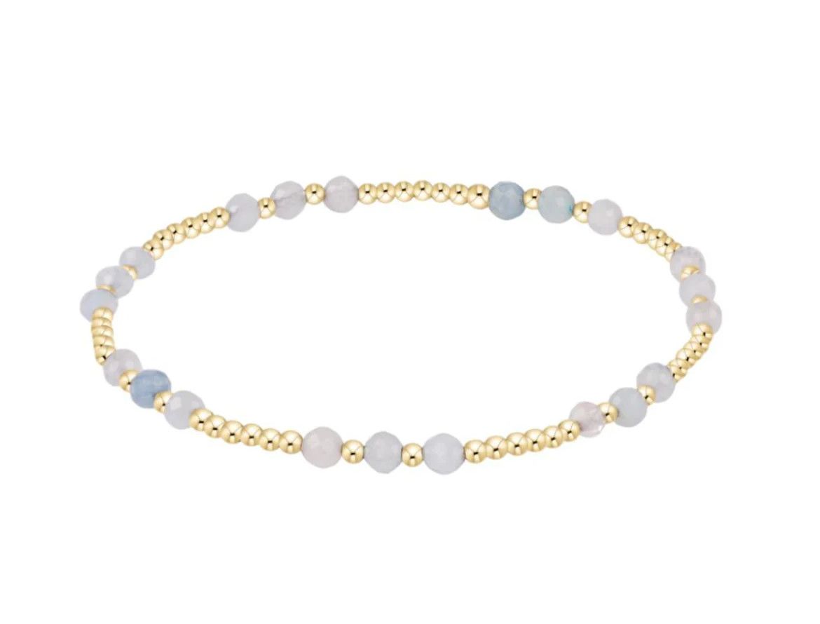 Enewton Joy Gem 3mm Bracelet Aquamarine