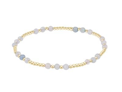Enewton Joy Gem 3mm Bracelet Aquamarine