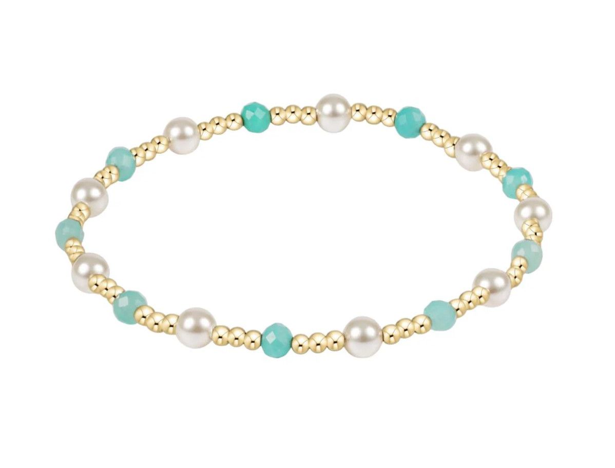 Enewton Pearl Sincerity 4mm Gem Bracelet Amazonite
