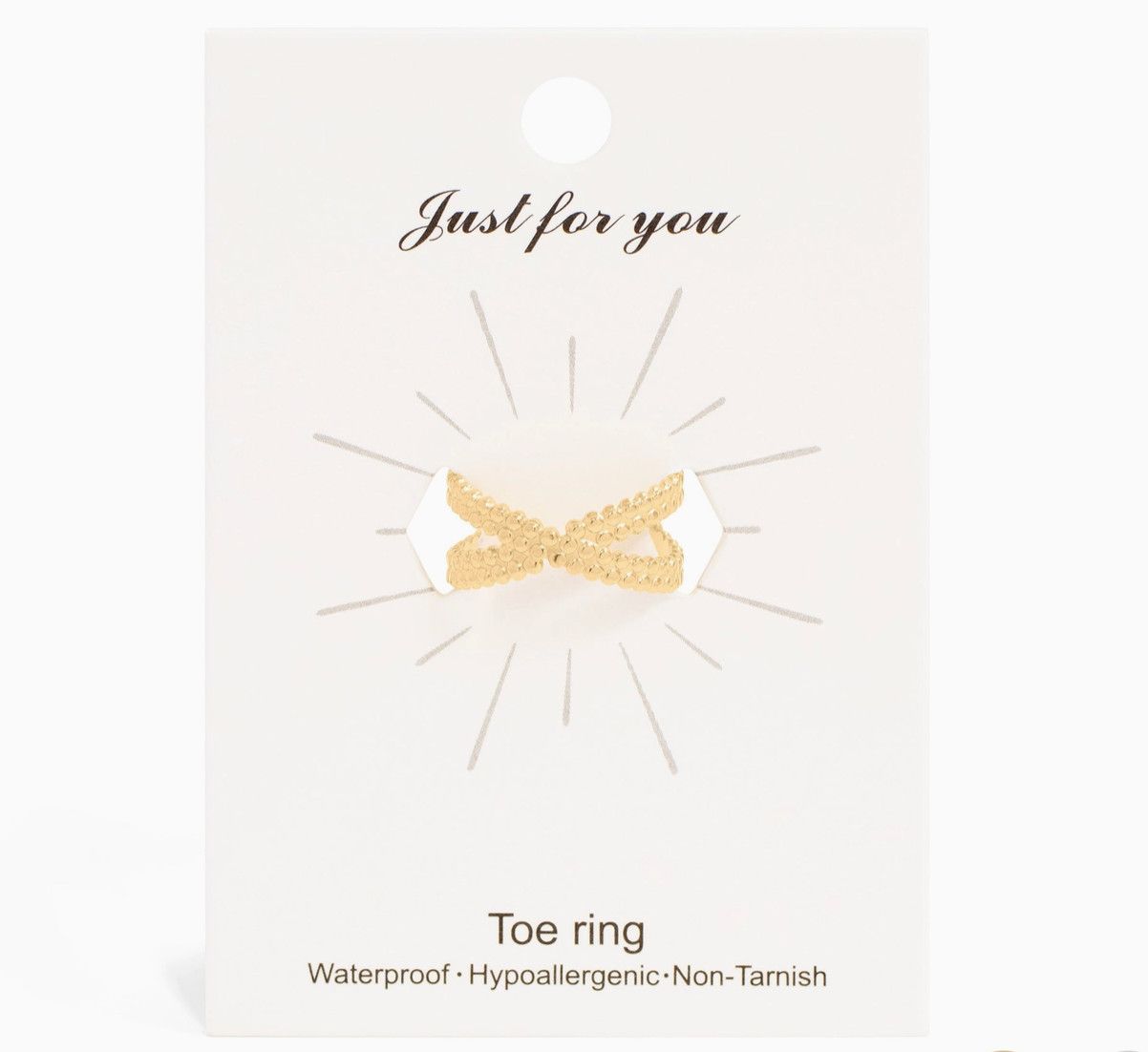 18k Gold Stainless Steel Toe Ring Gold | Crossover