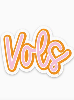 Vols® Double Script Sticker