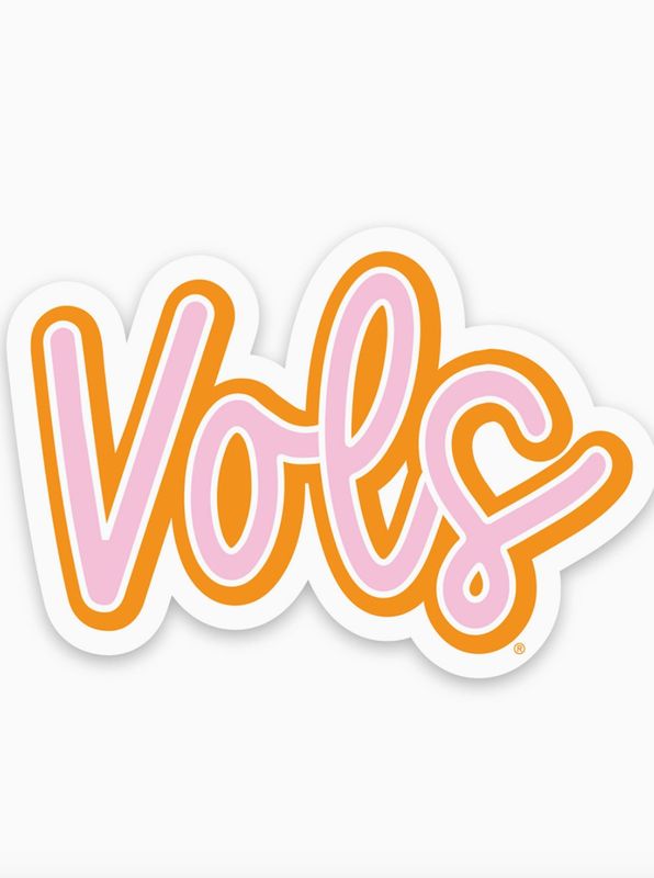 Vols® Double Script Sticker